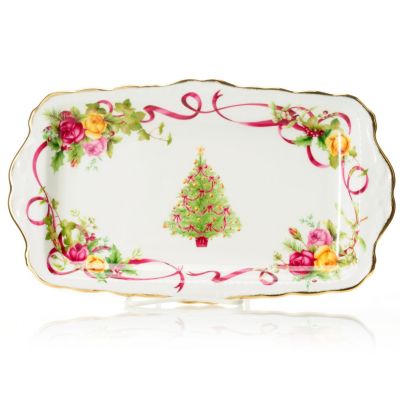 ROYAL ALBERT HOLIDAY SANDWICH TRAY