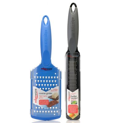 432-673 - Edgeware&trade; Two-Piece Zester & Coarse Grater Paddle Set