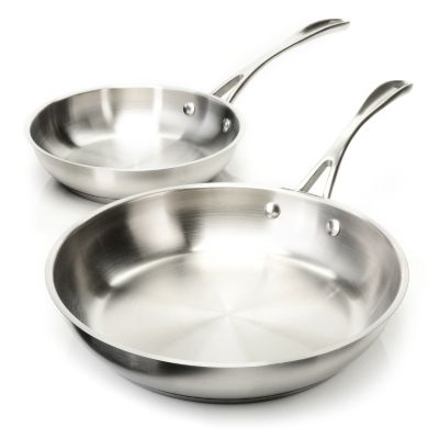 BergHOFF EarthChef Set of 2 Copper-Clad Fry Pans