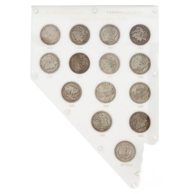 1878-1893 CARSON CITY MORGAN DOLLAR SET