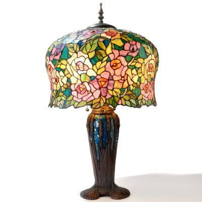432-987 - Tiffany-Style 32.3" Bernadine Stained Glass Table Lamp