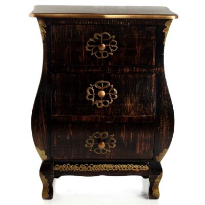 433-025 - Style at Home with Margie 28.35" Deveroux Three-Drawer Chest 
