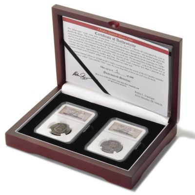 1732-1783 EL CAZADOR PILLAR AND BUST SET