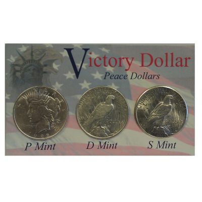 1922-1935 PEACE DOLLAR BU P,D AND S SET
