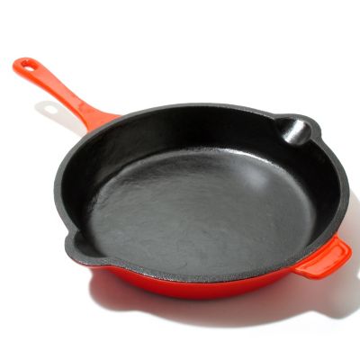 Cook's Tradition Enamel Cast Iron 10" Round Fry Pan