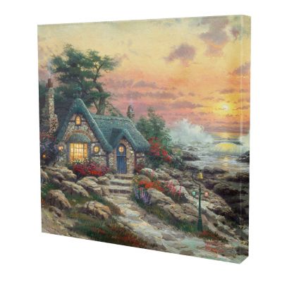 433-297 - Thomas Kinkade Cottage by the Sea" 20" x 20" Gallery Wrap