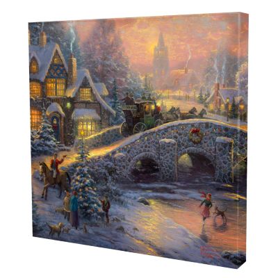 THOMAS KINKADE "SPIRIT OF CHRISTMAS" GALLERY WRAP