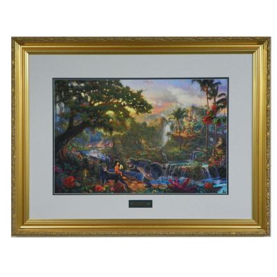 433-315 - Thomas Kinkade ''Jungle Book'' 18'' x 27'' Limited Edition Framed Print