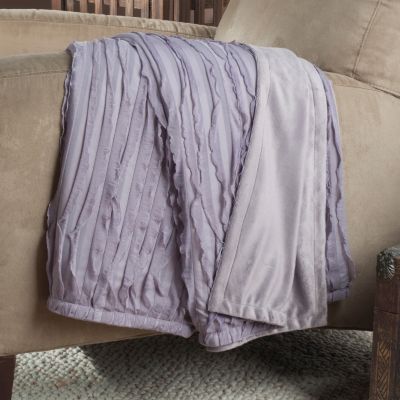 433-770 - North Shore Linens&trade; Ruffle 60" x 50" Throw