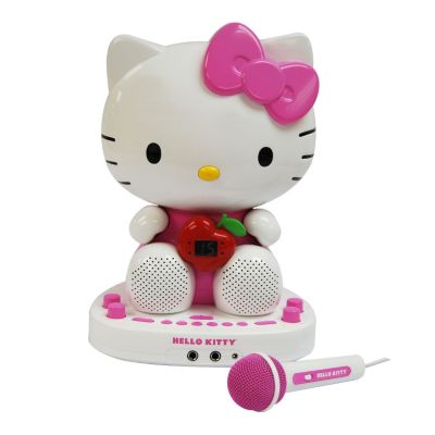 433-850 - Hello Kitty&reg; CDG Karaoke System with Built-in Video Camera 