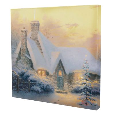 433-926 - Thomas Kinkade "Christmas Tree Cottage" 20" x 20" Gallery Wrap