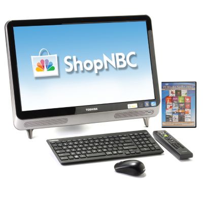 Toshiba All in one Desktop with 23" monitor bundle with software