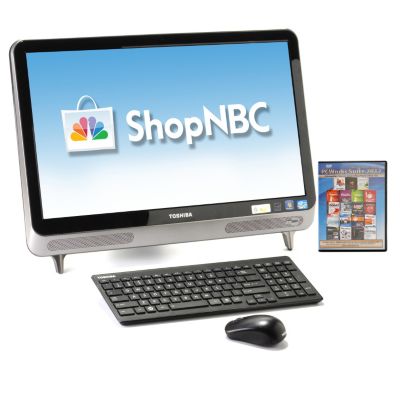 Toshiba All in one Desktop with 23" monitor bundle with software