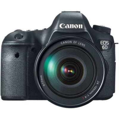 433-974 - Canon 8035B009 EOS 6D 20.2MP Digital SLR Camera w/ EF 24-105mm Lens
