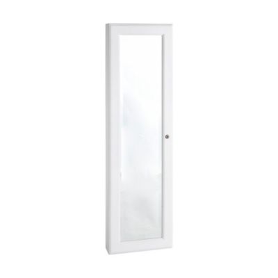 434-145 - Holly & Martin&trade; White Wall-Mount Jewelry Mirror