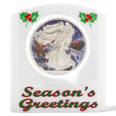 2012 Silver Eagle Holiday Theme - Santa Claus Colorized