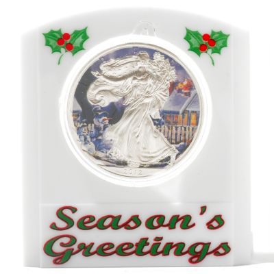 2012 Silver Eagle Holiday Theme - Snowman Colorized