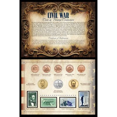 434-392 - Civil War Coin & Stamp Collection 