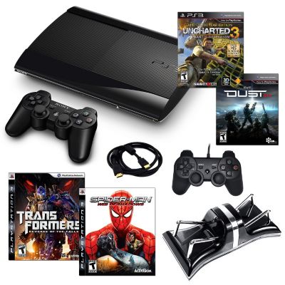 434-634 - Playstation 3 Slim 250GB Bundle w/ Four Games & Accessories