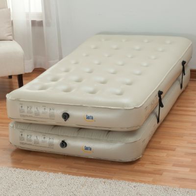 434-663 - Serta&reg; Perfect Sleeper&reg; Three-in-One Air Mattress w/ External Pump 
