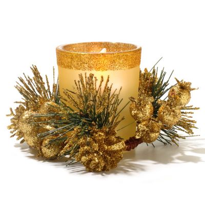 Decorative Glass Votive Set