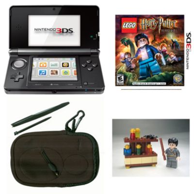434-726 - Nintendo 3DS Black System w/ Lego Harry Potter & Bonus