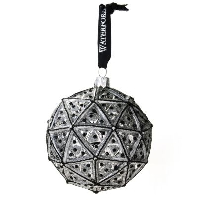 Waterford Crystal Blown Glass Times Sq. Ball Orn