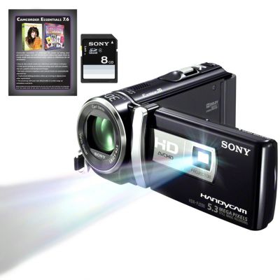 Sony HDR-PJ200/B Full HD Camcorder with Projector Black