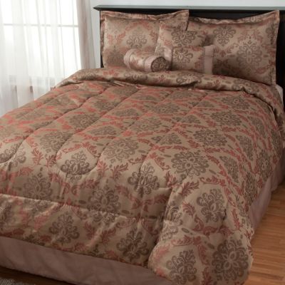 434-944 - North Shore Linens&trade; "Clement" Seven-Piece Bedding Ensemble