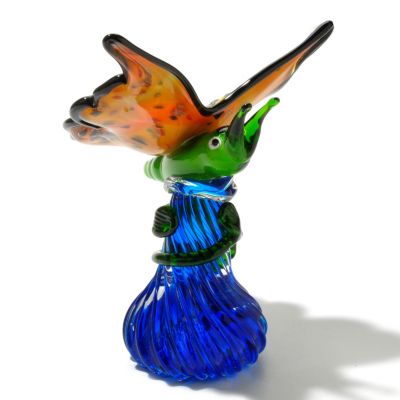 434-965 - Favrile 8.25" Art Glass Hand-Blown Butterfly Figurine