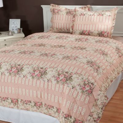 434-981 - North Shore Linens&trade; "Bloomfield" Three-Piece Coverlet Set