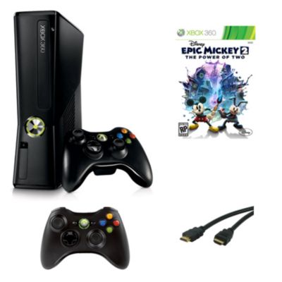 434-998 - Xbox 360 4GB Console w/ Disney Epic Mickey 2  