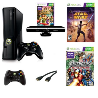 435-003 - Xbox 360 4GB Console w/ Marvel Avengers & Star Wars