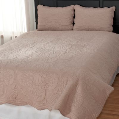 435-142 - North Shore Linens&trade; "Brisbane" Three-Piece Coverlet Set