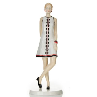 Royal Doulton Fashion of the Decades 1960's Penny Signed by Michael Doulton