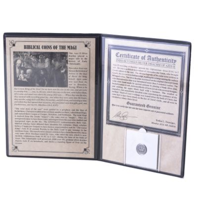 35 BC - 5 AD Silver Coin of the Magi in Deluxe Folder