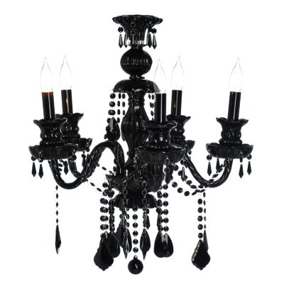 Gallery Royal Collection Crystal 5 Light Chandelier