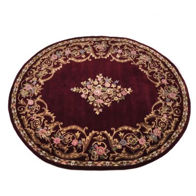 Burgundy Round