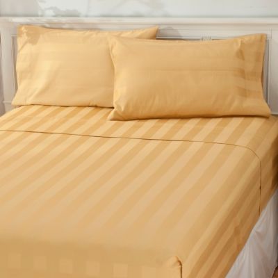 435-304 - North Shore Linens&trade; 1200TC Egyptian Cotton Damask SureSoft&trade; 4-Piece Sheet Set 