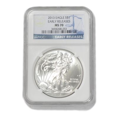 2013 Silver Eagle NGC MS70 Early Releases