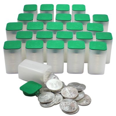 435-589 - Monster Box 2013 Silver American Eagle BU Set of 500 One Dollar Coins w/ Storage Box