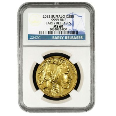 2013 $50 Gold Bufflao NGC MS69 ER