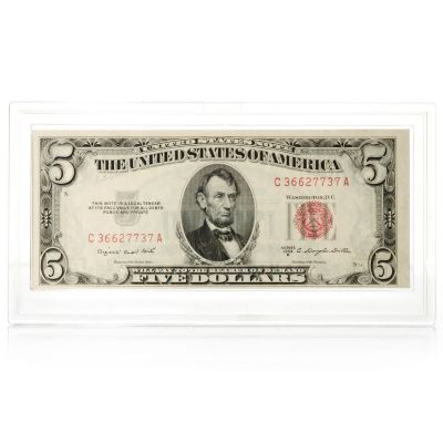 1953 Red Seal $5 in UNC