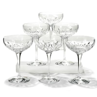 Waterford Lismore Essence Champagne Saucer, Set of 6