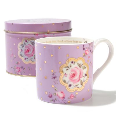 436-230 - Royal Albert&reg; Bone China Seasonal Mug w/ Round Tin