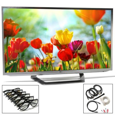 LG 55G2 55in LED HDTV Bundle with Cable Pack