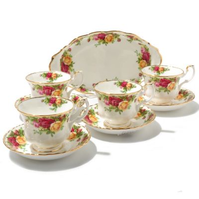 Royal Albert 9 Piece Old Country Rose Teaset Completer