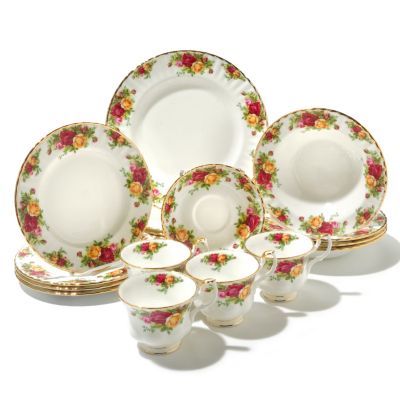 436-427 - Royal Albert&reg; Old Country Roses 20-Piece Bone China Dinner Set
