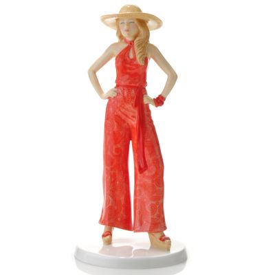 436-433 - Royal Doulton&reg; Fashion of the Decades: 1970s "Charlie" 9.25" Figurine -Signed