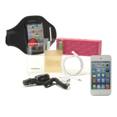 IPOD-WHITE/SPEAKER-PINK